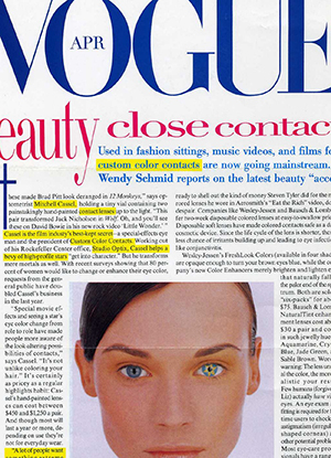 Vogue: Close Contact